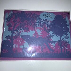 Papyrus lasercut Valentine’s Day card New